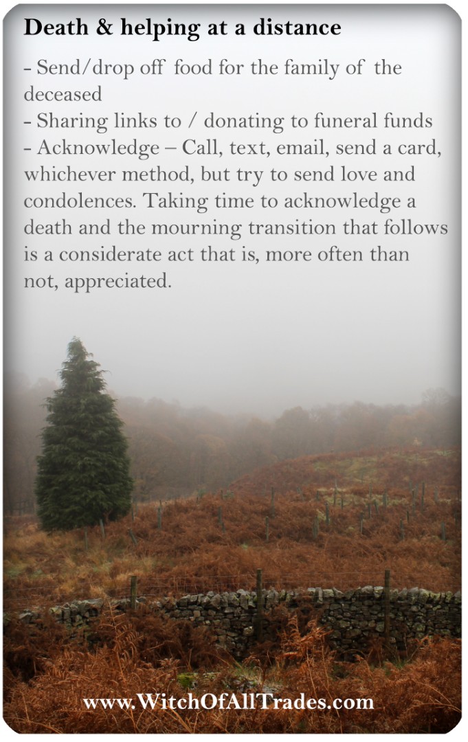 Death Work: Helping and Processing at a Distance