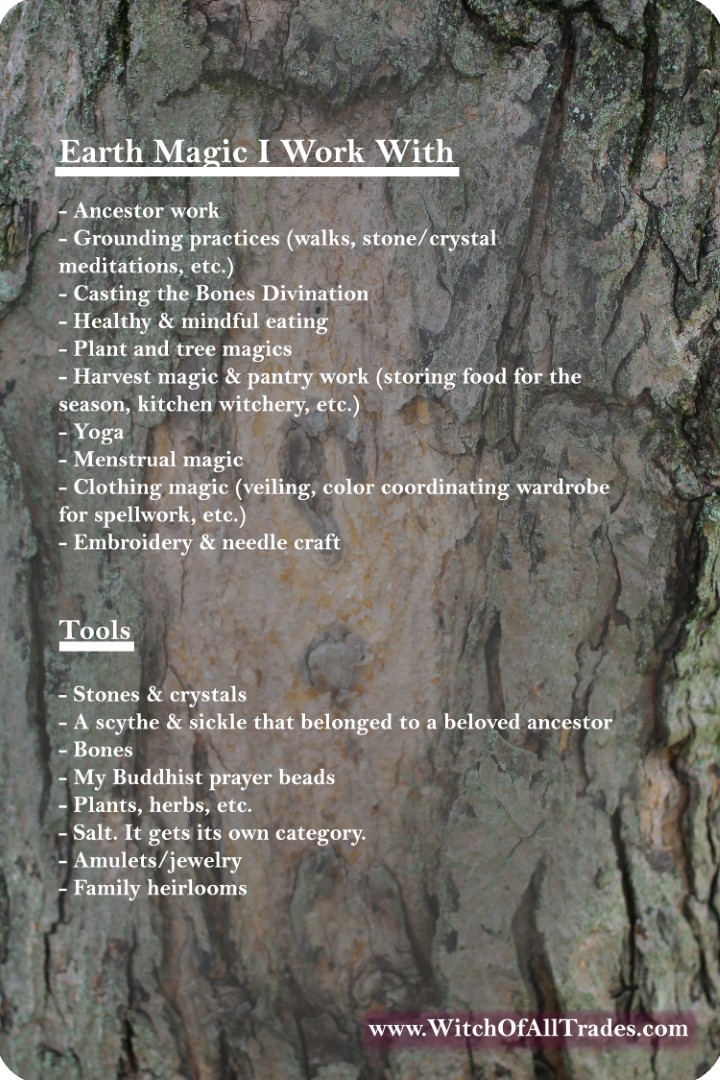 Earth Magic: My Practices & Tools