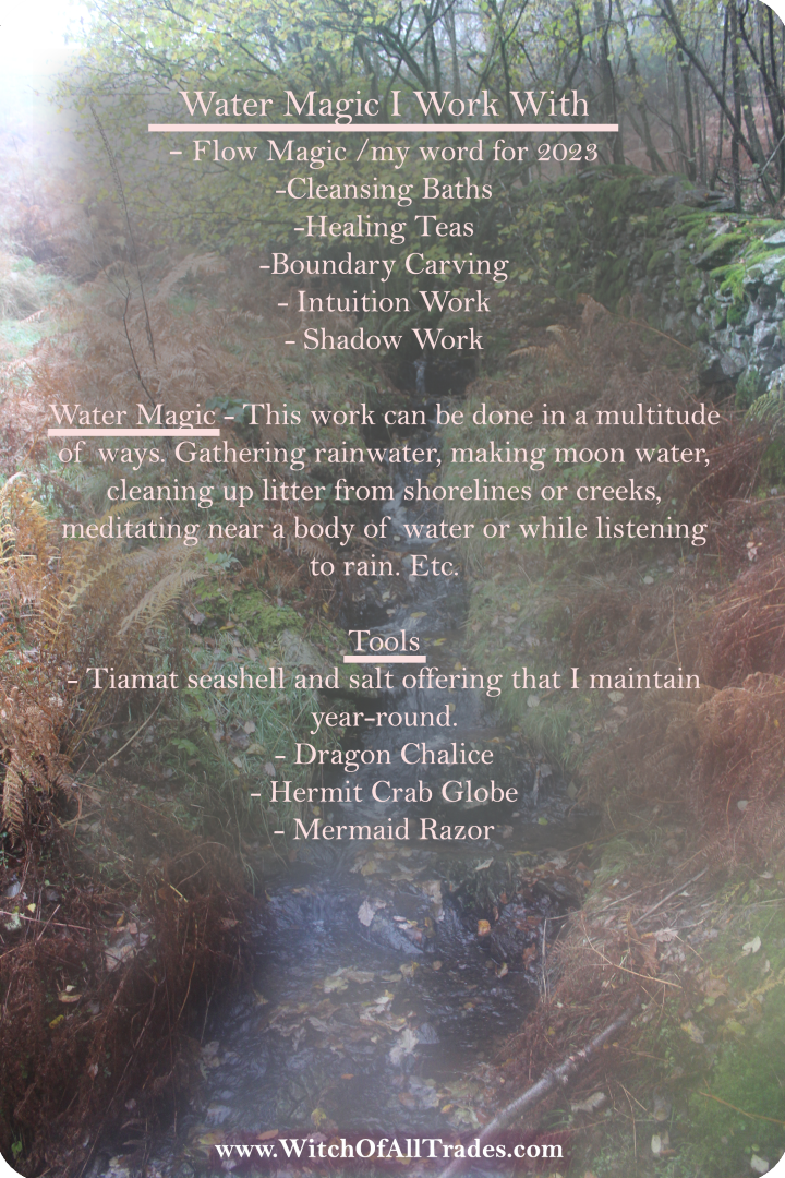 Water Magic: My Practices & Tools